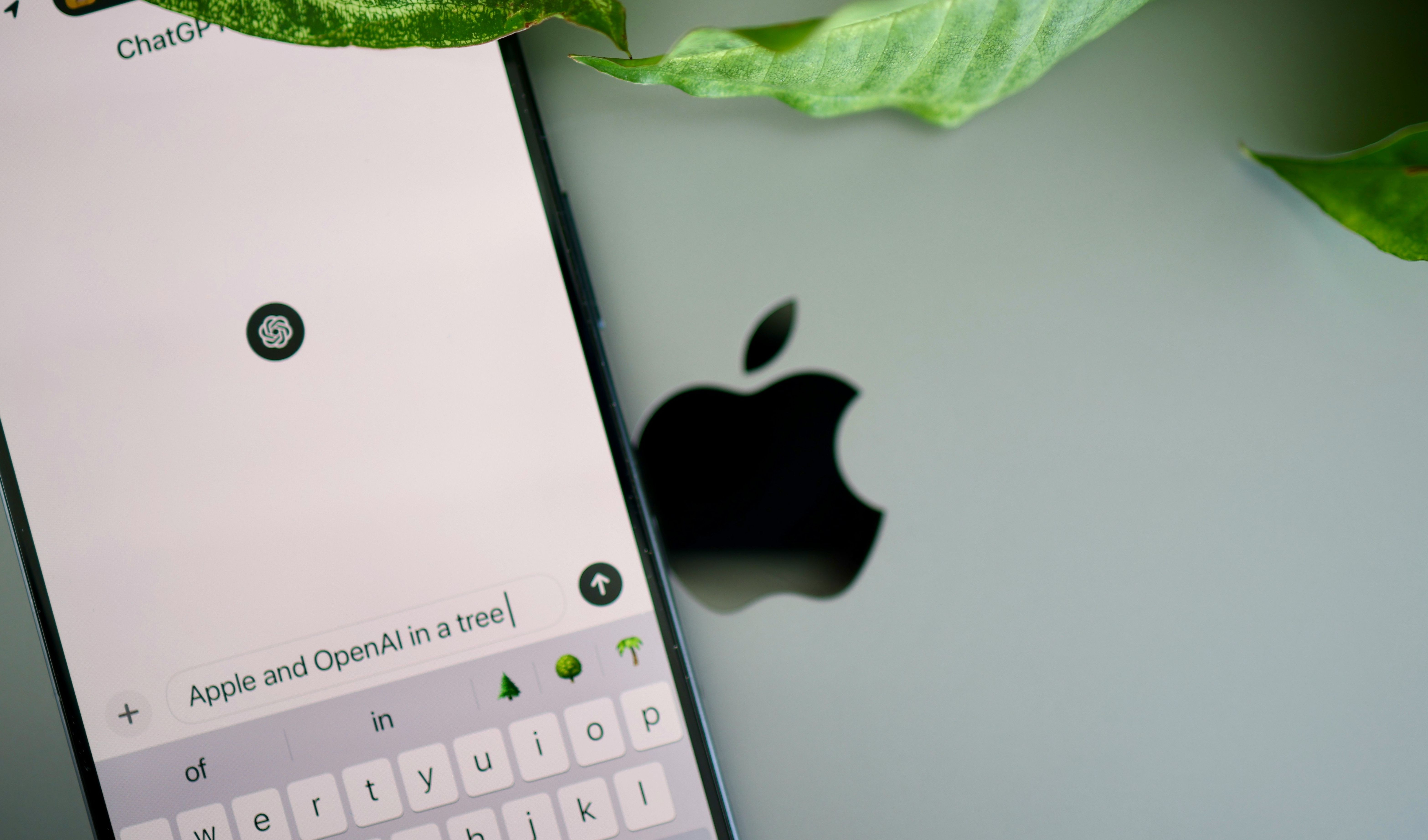 Chat aperta in cui è in corso di scrittura una richiesta per ChatGPT